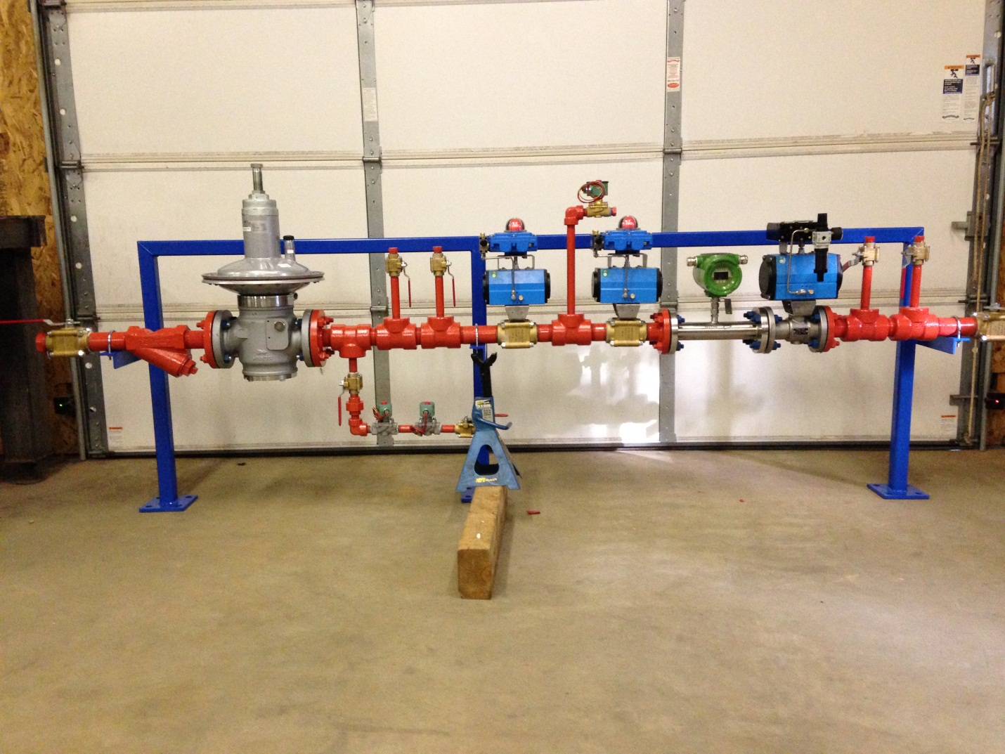 Gas Trains First Cut Design and Fabrication